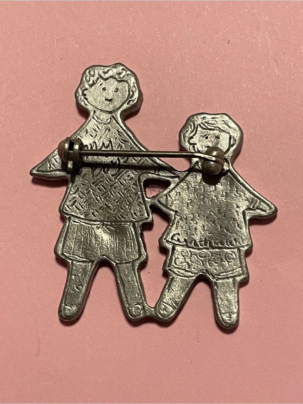 Vintage Signed Cynthia Webb Children Brooch #9953 - Picture 2 of 8